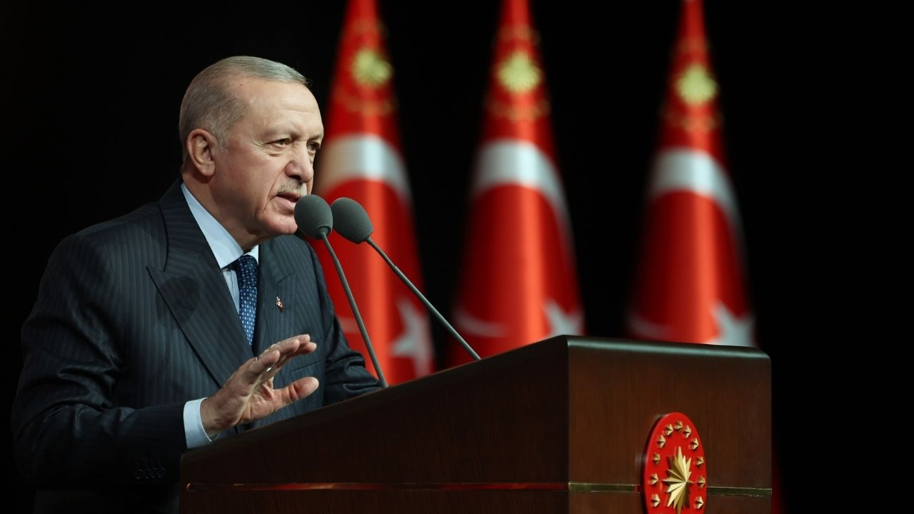 Erdoğan Beştepe'de ABD'yi hedef aldı: Gazze'de akan kanda işgalcilere lojistik ve askeri destek verenlerin de vebali var