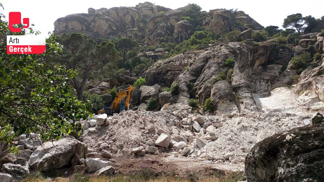 İş makineleri taş ocağı için Latmos’un kalbinde