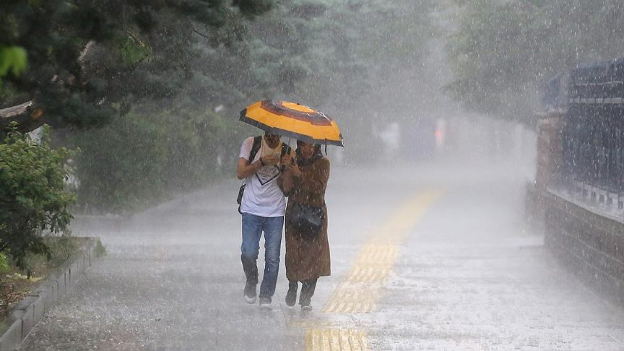 Meteoroloji uyardı: Çok sayıda ilde gök gürültülü sağanak bekleniyor