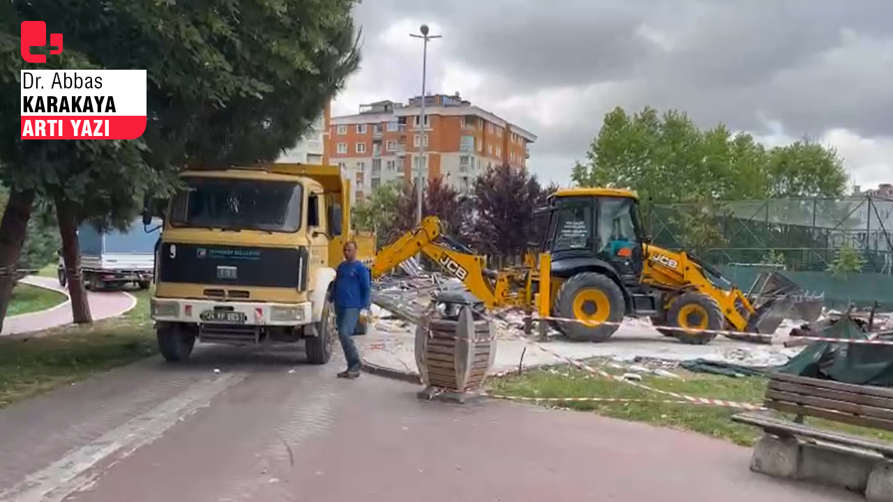 Orhan Çerkez'e teşekkür ve 'Beton değil park'