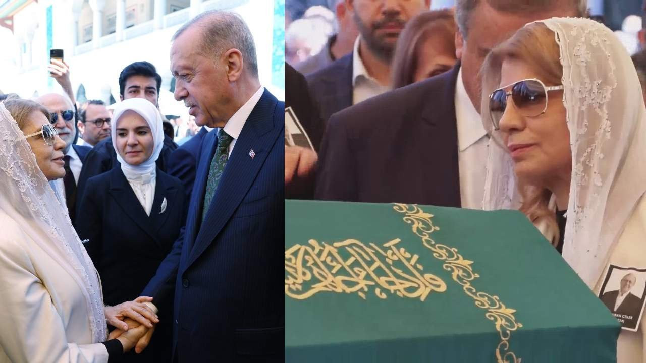 Özer Çiller'in cenaze törenine Erdoğan da katıldı