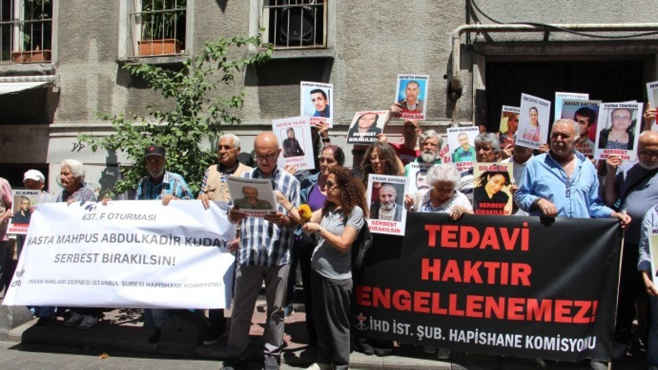 İstanbul ve Ankara'dan hasta mahpuslar için eylem: Acil tahliye talep edildi