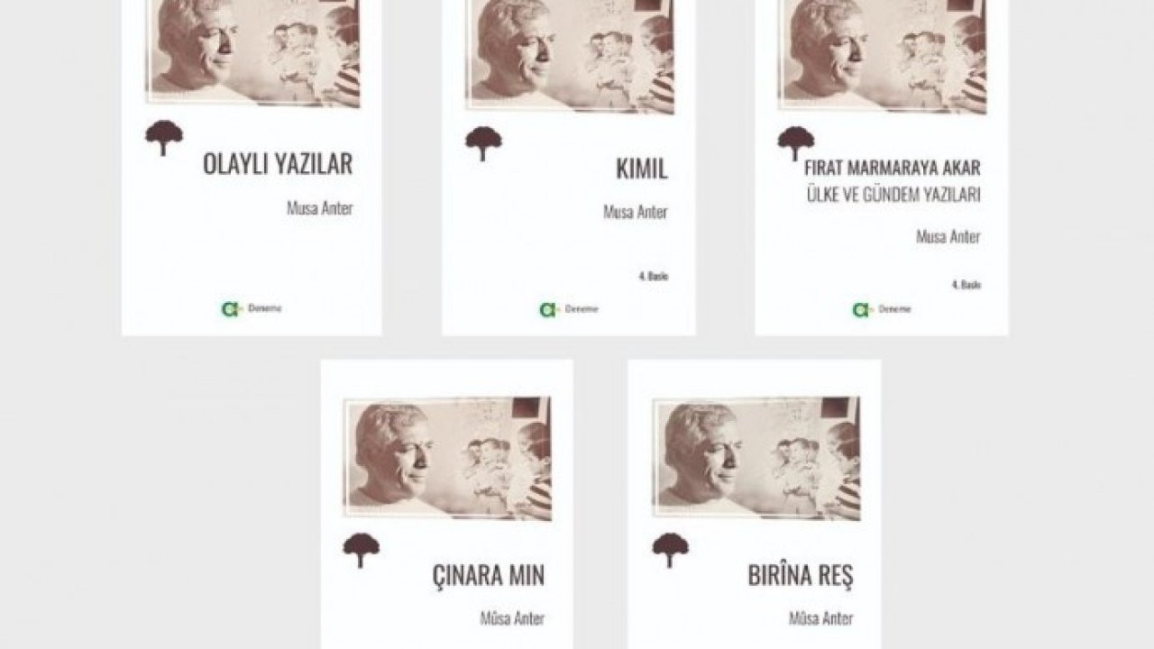 Aram Yayınevi'nden altı yeni kitap, Musa Anter’in beş kitabına yeni baskı