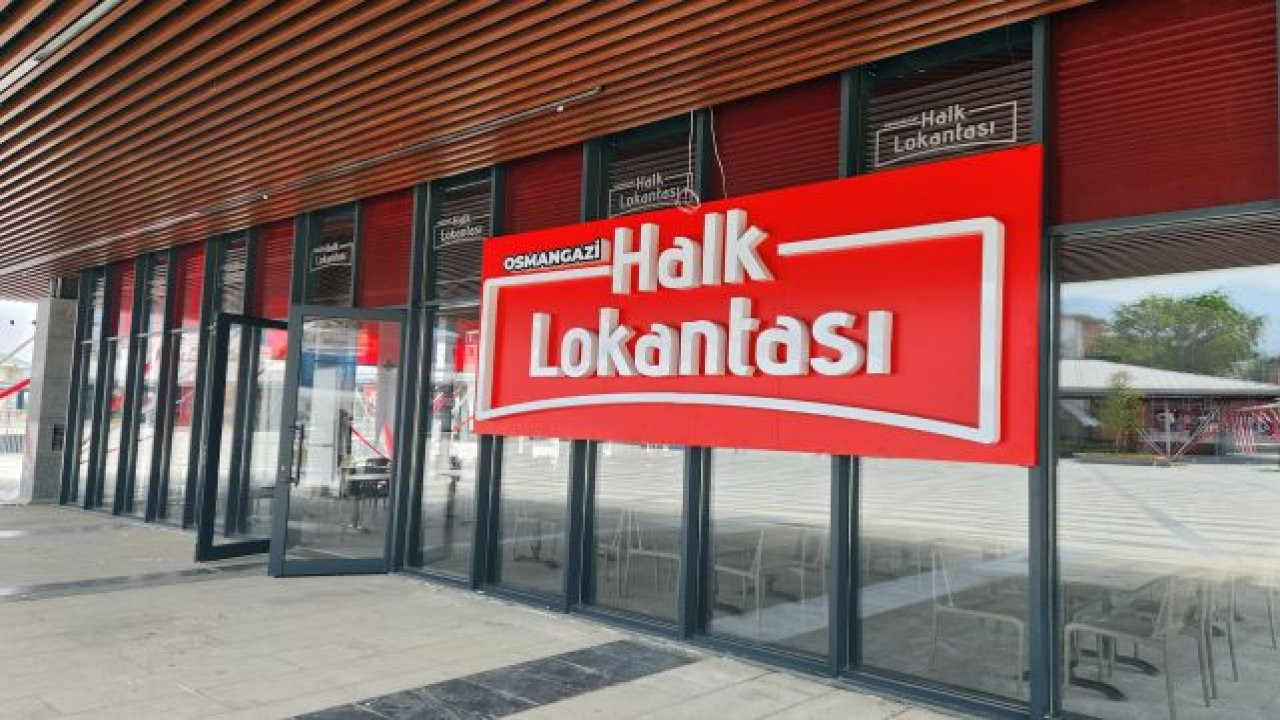 Bursa’nın ilk Halk Lokantası açıldı: 4 çeşit yemek 80 TL