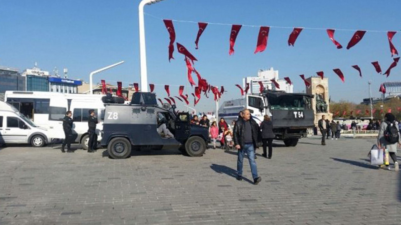 Gösteri alanları içinde Taksim yine yok