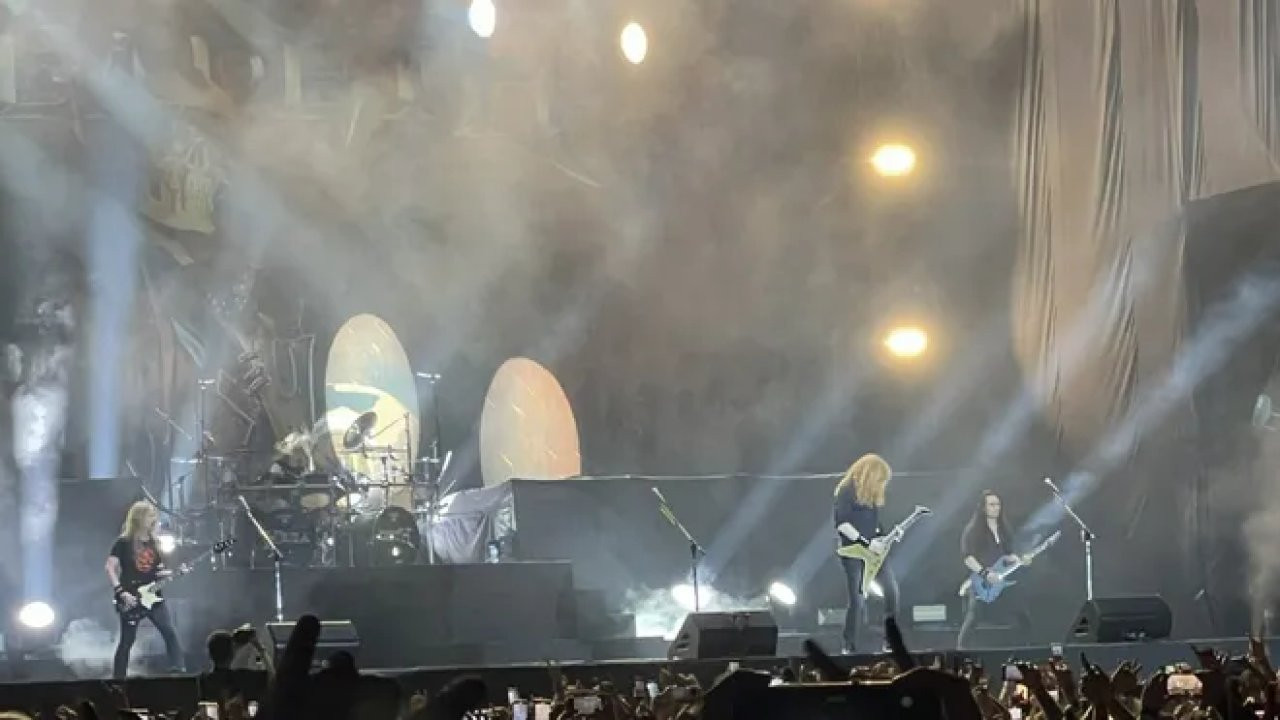 İstanbul'da Megadeth rüzgarı esti