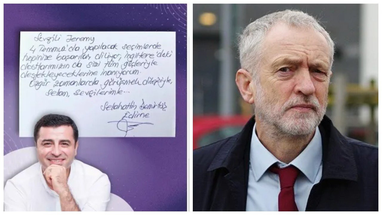 Jeremy Corbyn'den Selahattin Demirtaş'a teşekkür mesajı