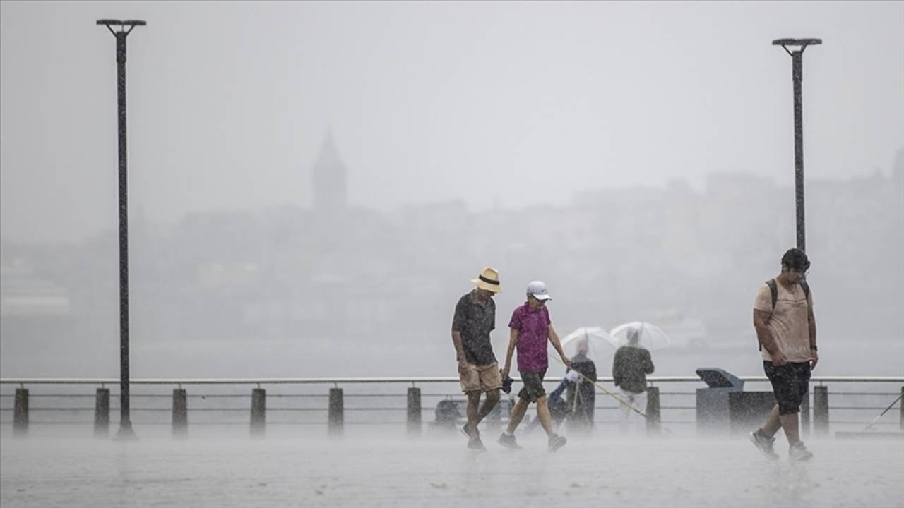 Meteoroloji'den kuvvetli rüzgar ve yağış uyarısı (27 Haziran Perşembe hava durumu)