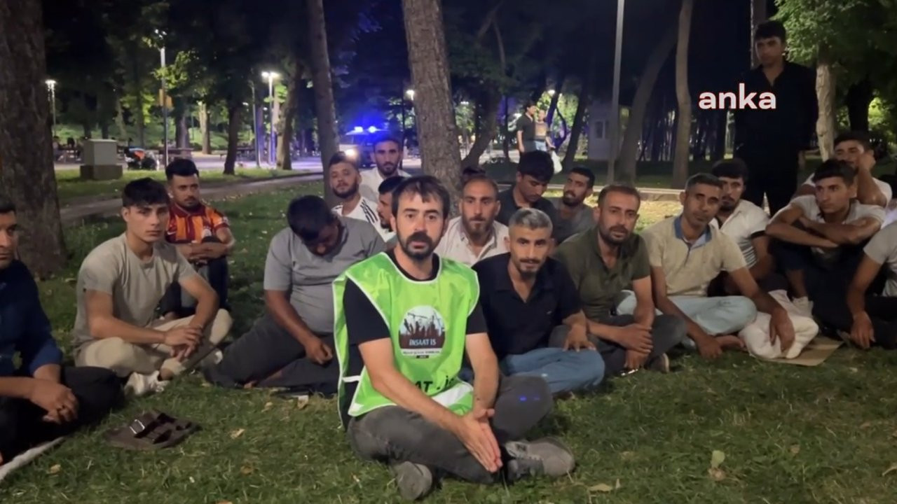 Mersin TOKİ işçileri Ankara'da eylem başlattı: 'Hakkımızı alana kadar buradayız'