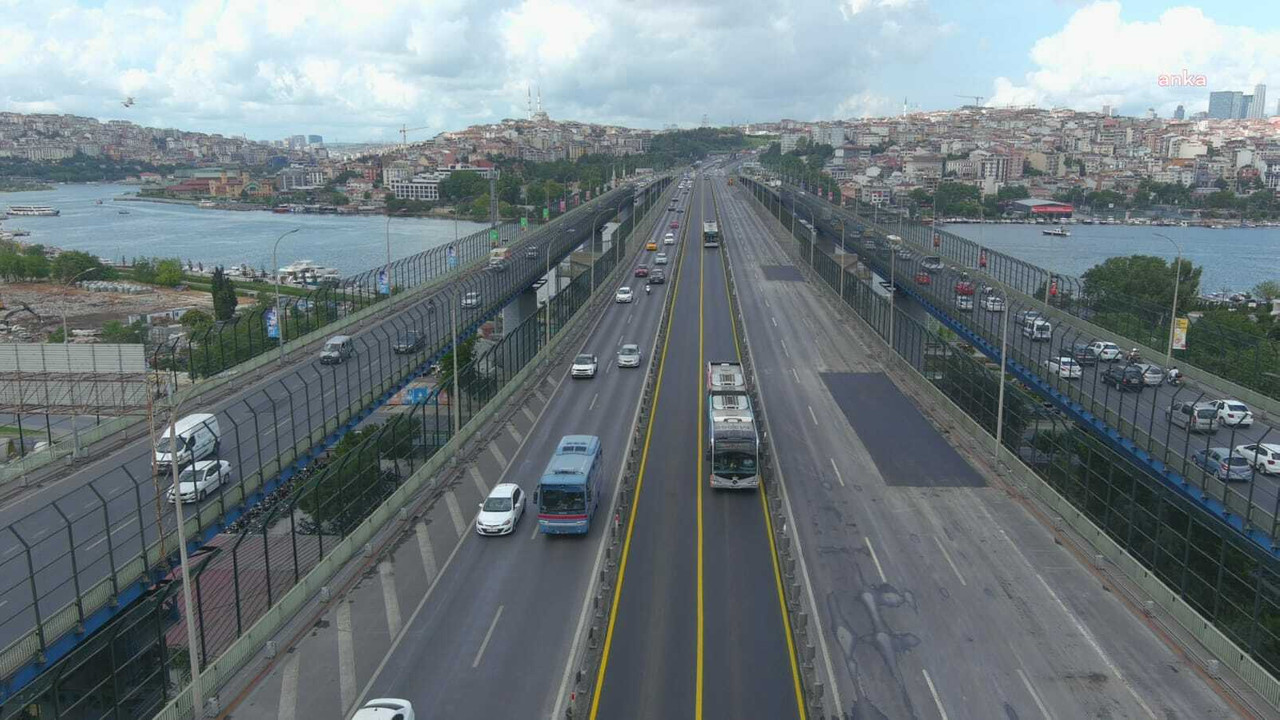 Haliç Köprüsü'ndeki çalışması erken tamamlandı: Trafiğe açıldı