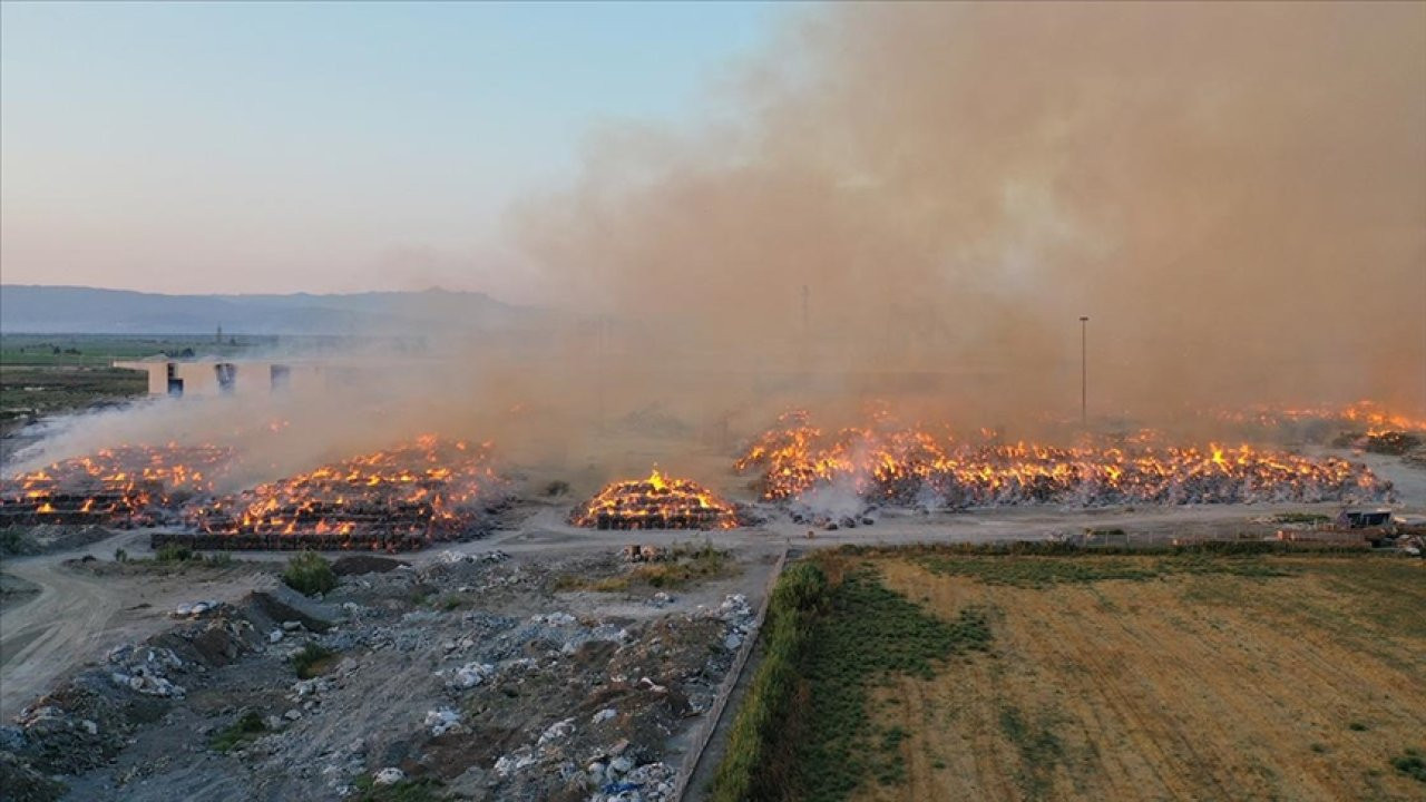 Aydın'da kağıt fabrikasındaki yangınına müdahalede 29 saat geride kaldı