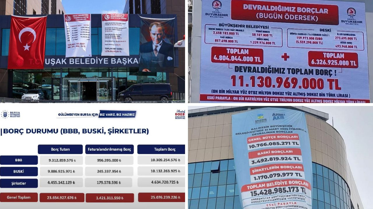 CHP'nin devraldığı il belediyelerinin birikmiş borcu 56 milyar TL'yi aşıyor