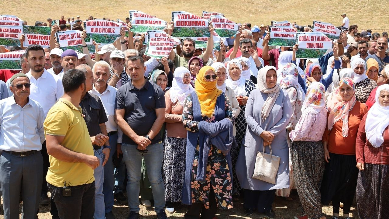 Hasandin’de madene karşı kitlesel yürüyüş: 'Yaylalarımızı bırakmayız'