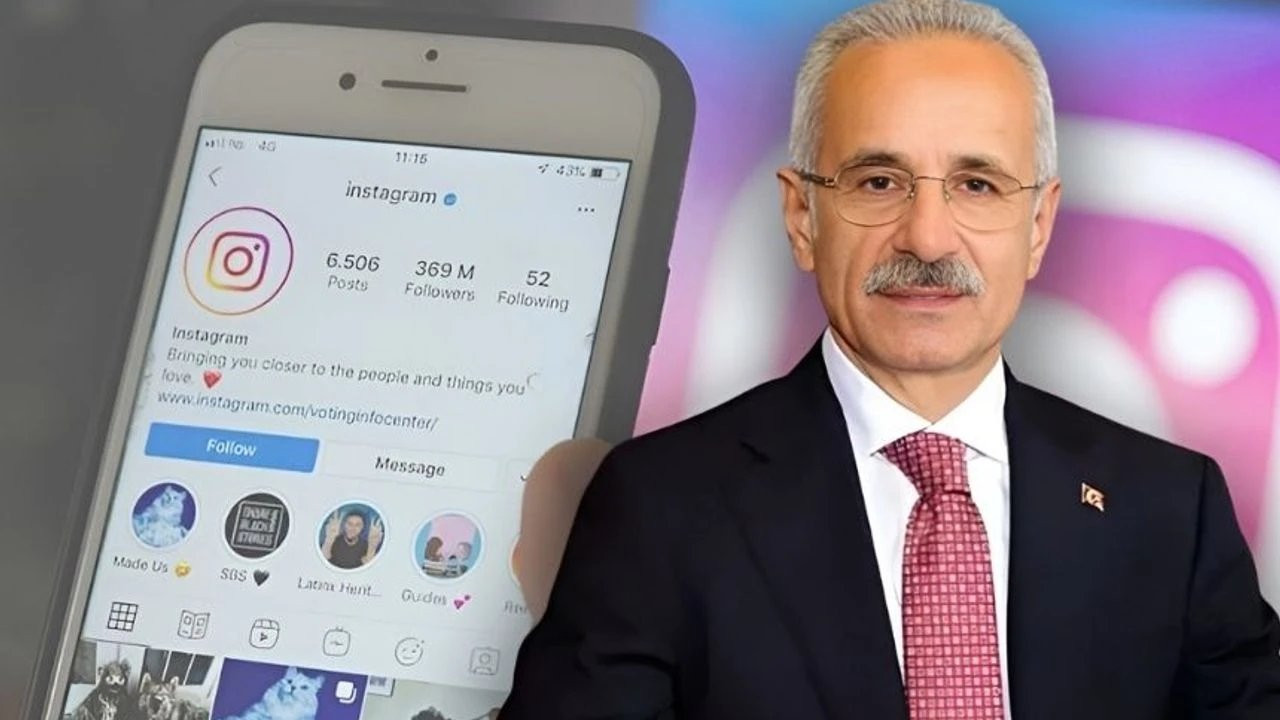 Bakan Uraloğlu'ndan Instagram açıklaması: Saat 21.30'da erişim engeli kaldırılacak