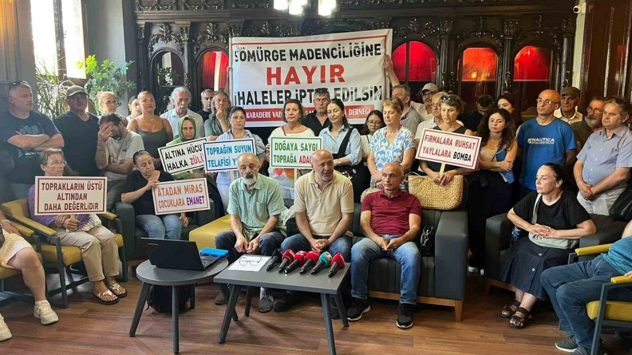 Karadenizlilerden maden ihalelerine tepki: 'Yıkıma izin vermeyeceğiz'