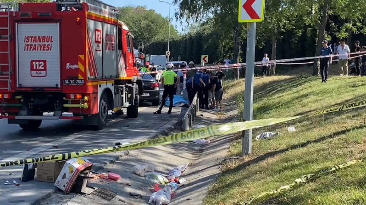 Esenler'de emniyet şeridinde kaza: Bir ölü