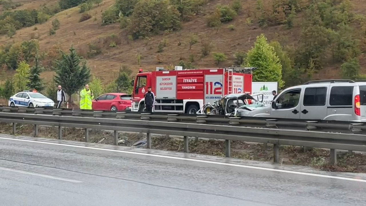 Samsun'da zincirleme kaza: Üç ölü, altı yaralı