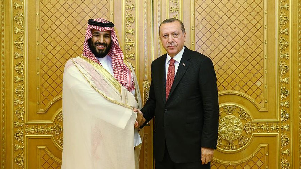 Erdoğan, Suudi Arabistan Prensi Bin Selman'la görüştü