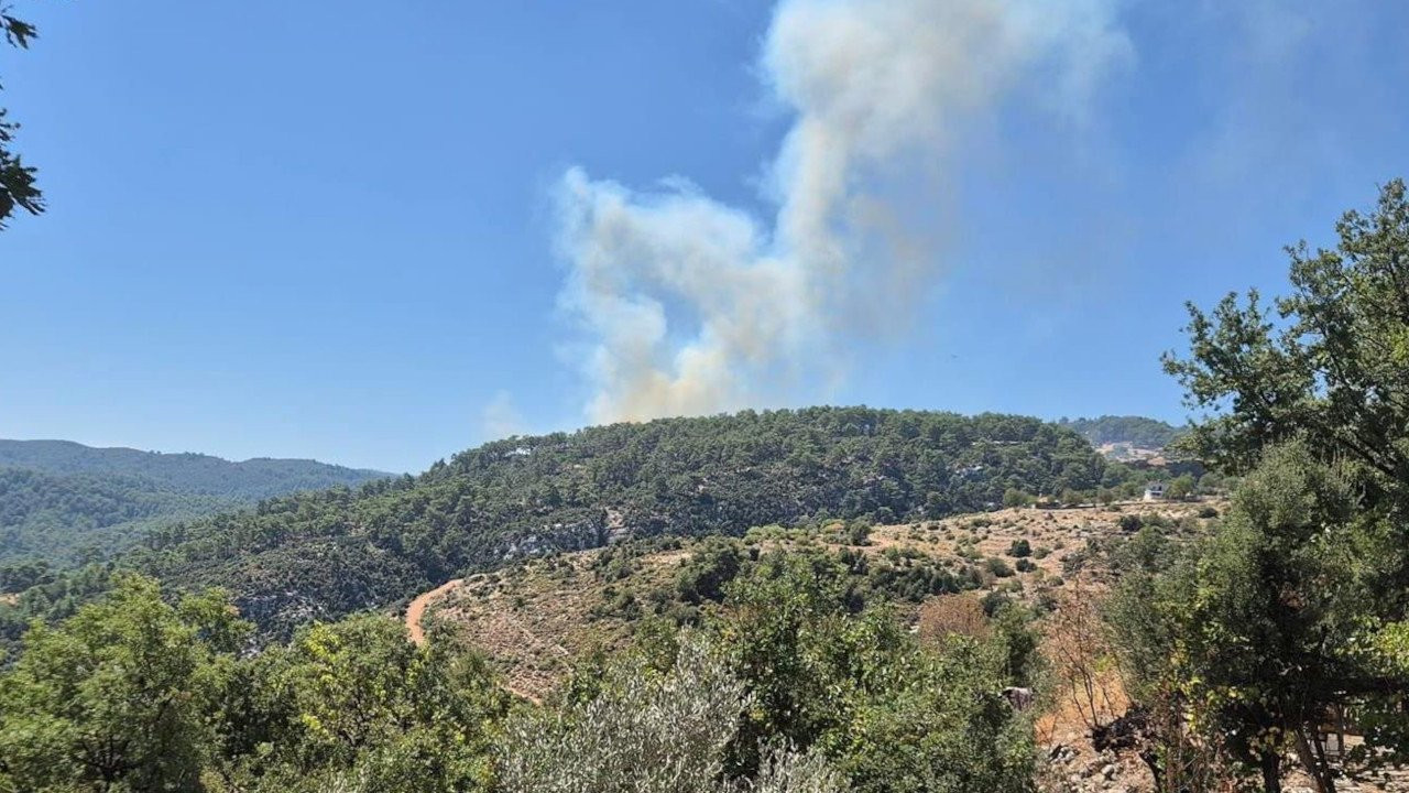 Antalya'nın Kaş ilçesinde orman yangını çıktı