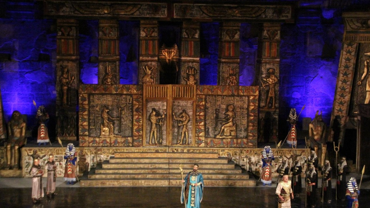 31. Uluslararası Aspendos Opera ve Bale Festivali 'Aida' temsili ile başladı