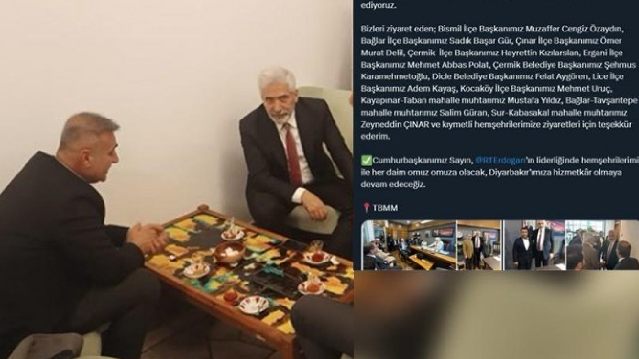 Ensarioğlu, Salim Güran’ı Meclis’te ağırlamış