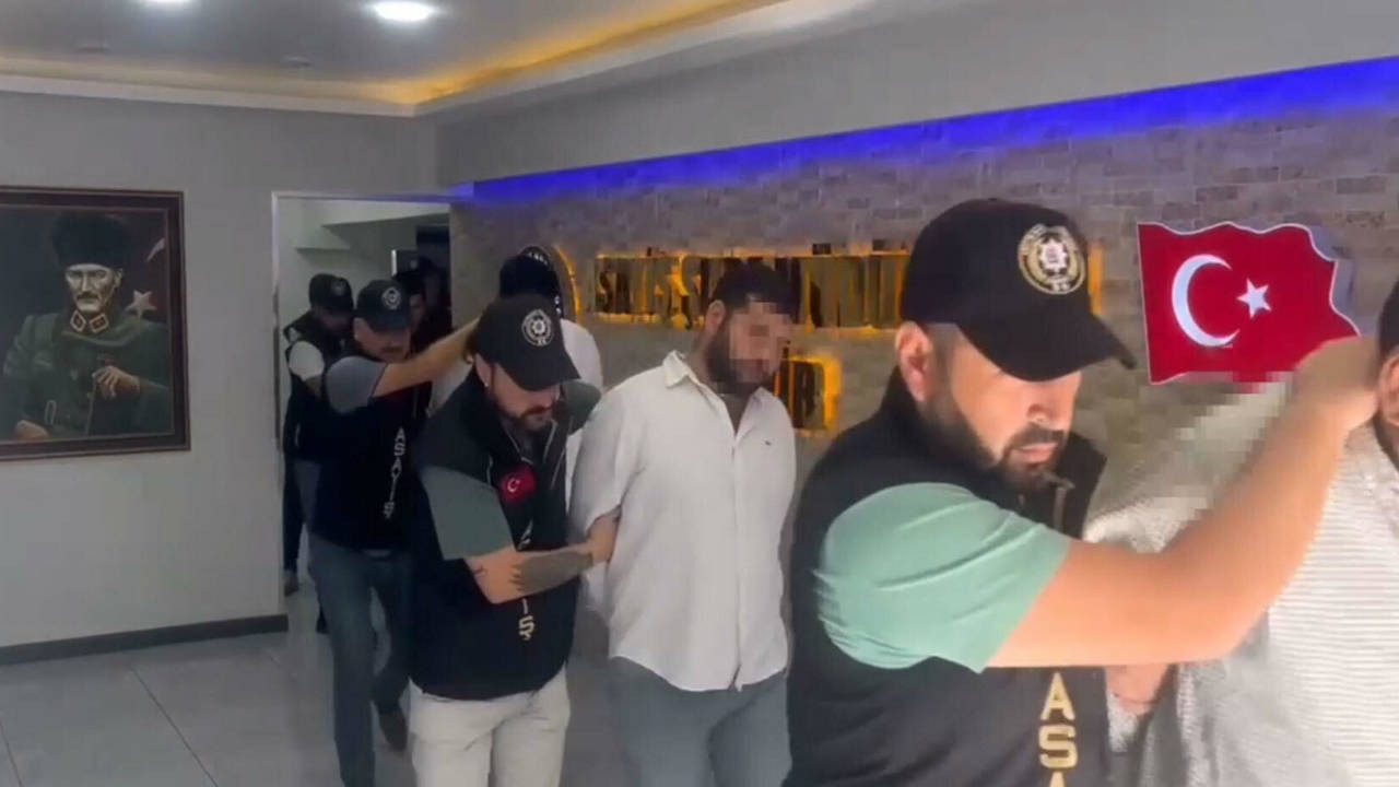 İzmir'de çete operasyonunda dokuz gözaltı