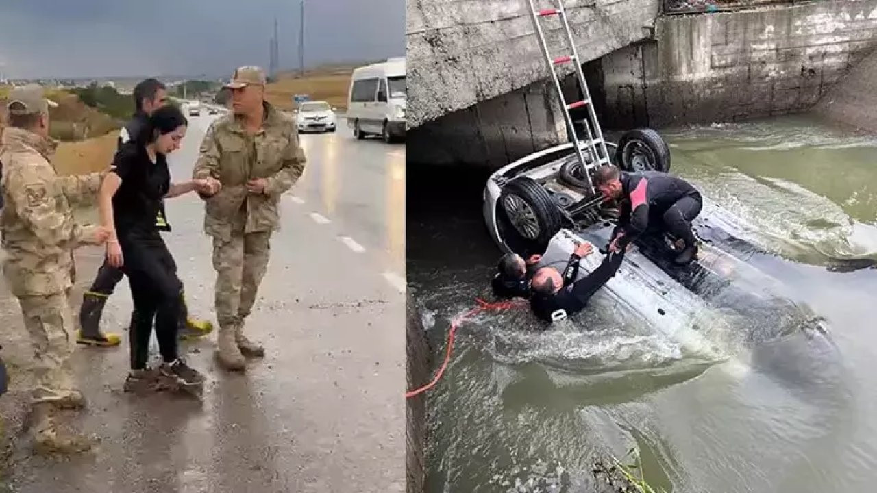 Otomobil, sulama kanalına uçtu: Anne ile baba öldü, kızları yüzerek kurtuldu