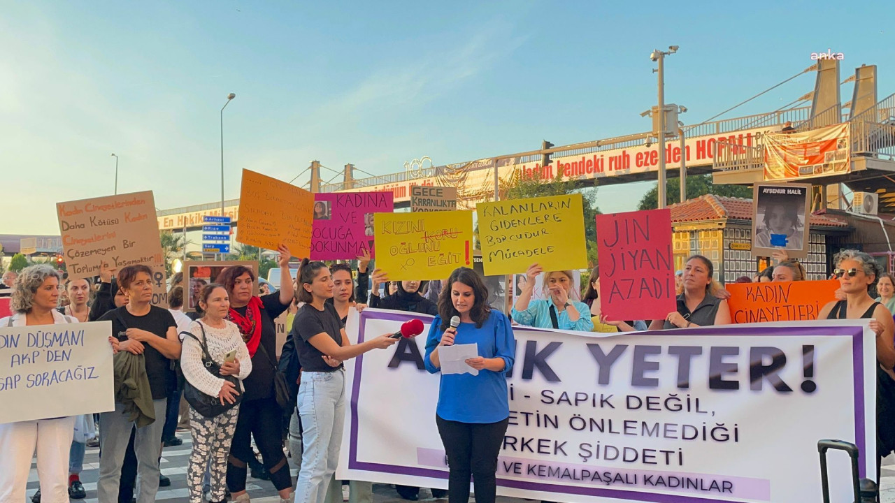 Üç kentte 'kadın cinayetleri' protestosu: ​​​​​​​Endişe duymadan özgürce yaşamak için sokaklardayız