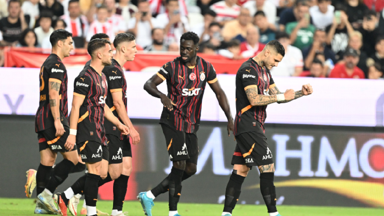 Galatasaray, Antalyaspor'u 3-0 mağlub etti