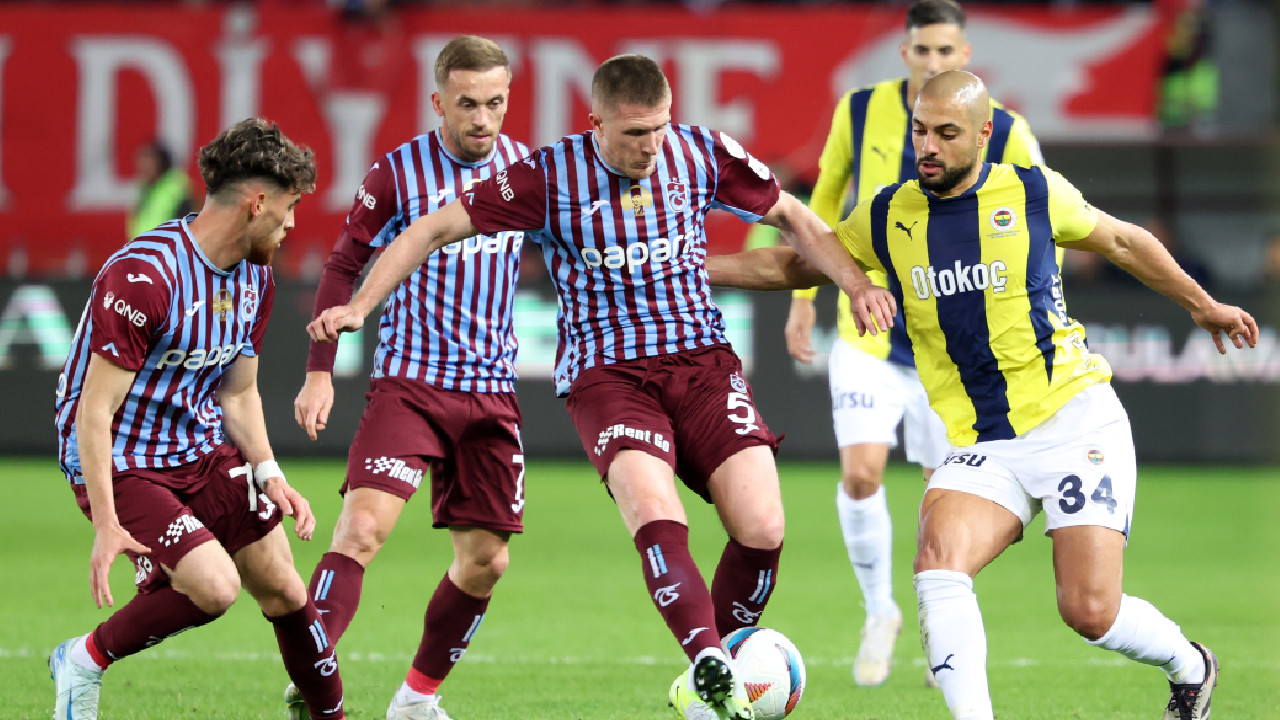 Trabzon'da büyük derbi: Fenerbahçe 90+12 golüyle kazandı