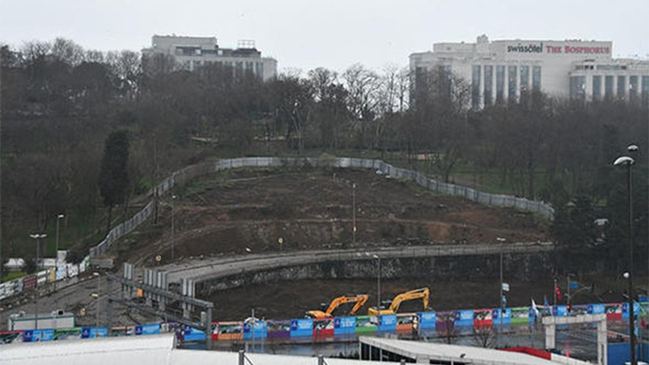 Maçka Parkı’nda 199 ağaç söküldü