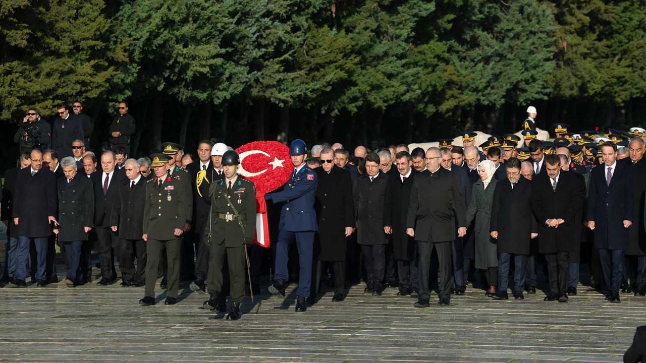 Atatürk ölümünün 86. yıl dönümünde anılıyor: Anıtkabir'de resmi tören düzenlendi