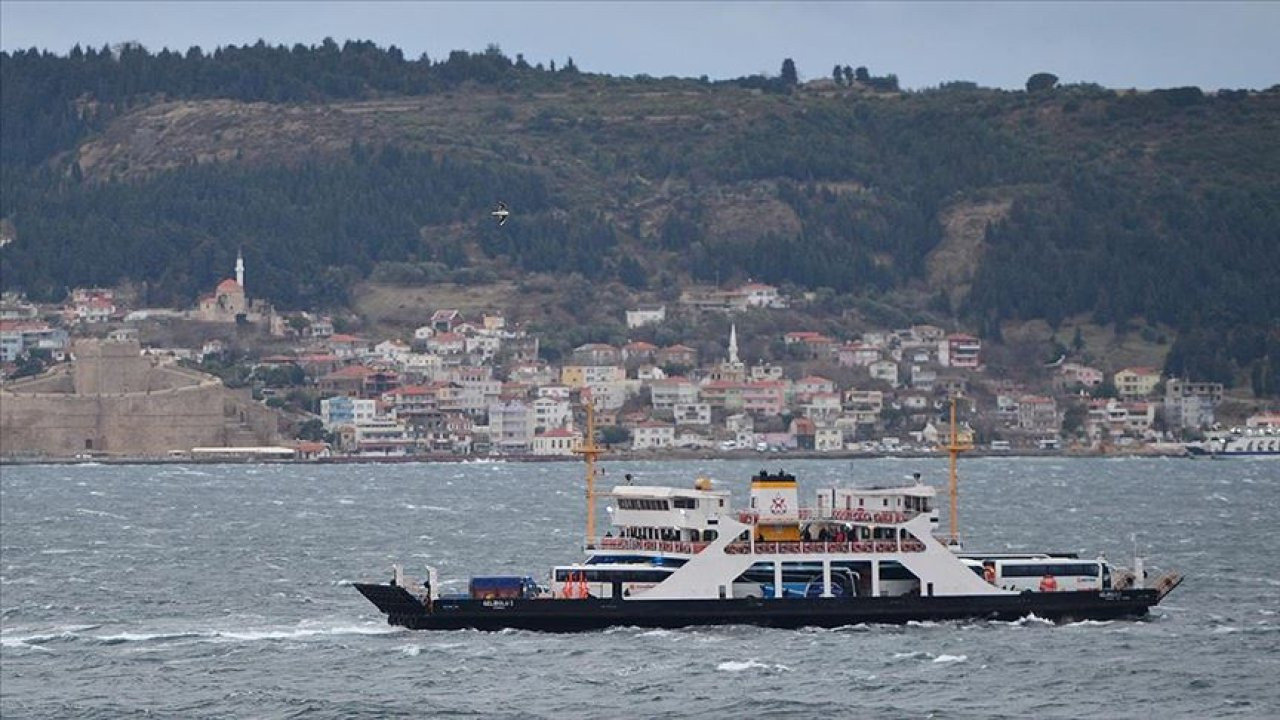 Geyikli-Bozcaada feribot hattında bazı seferler yapılamayacak