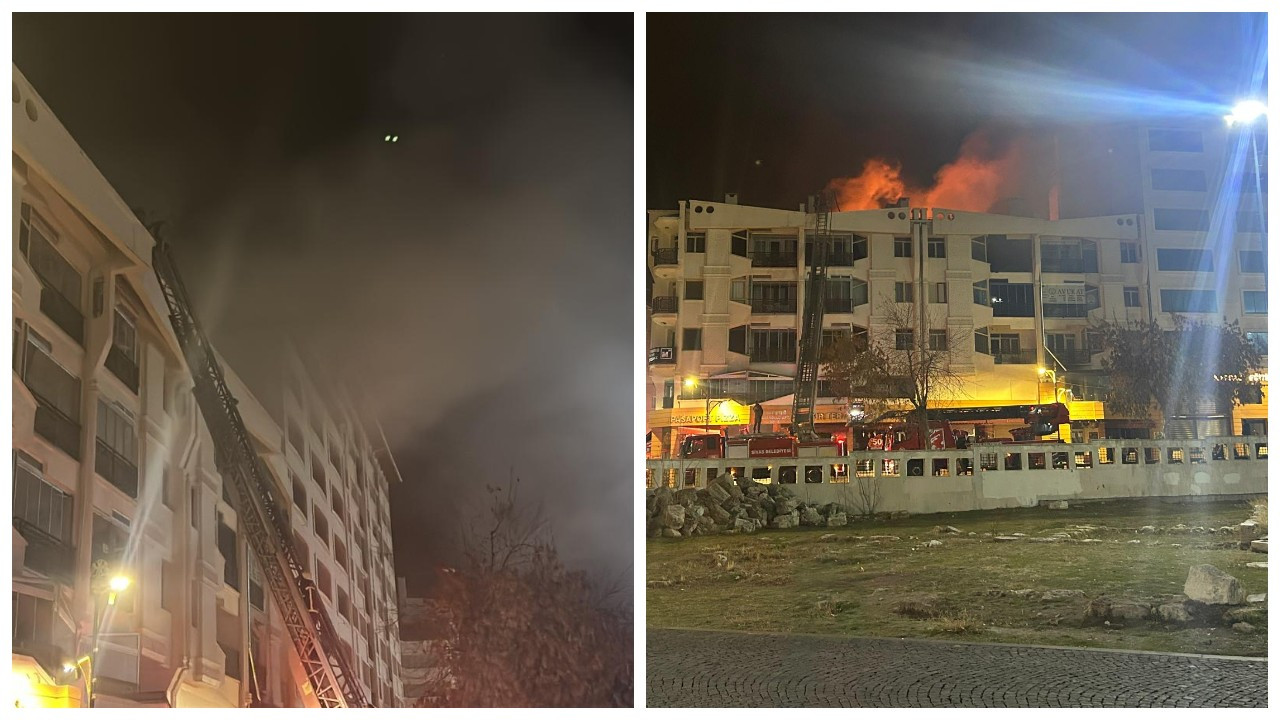 Yangın çıkan dershane binasında, öğretmen ölü bulundu