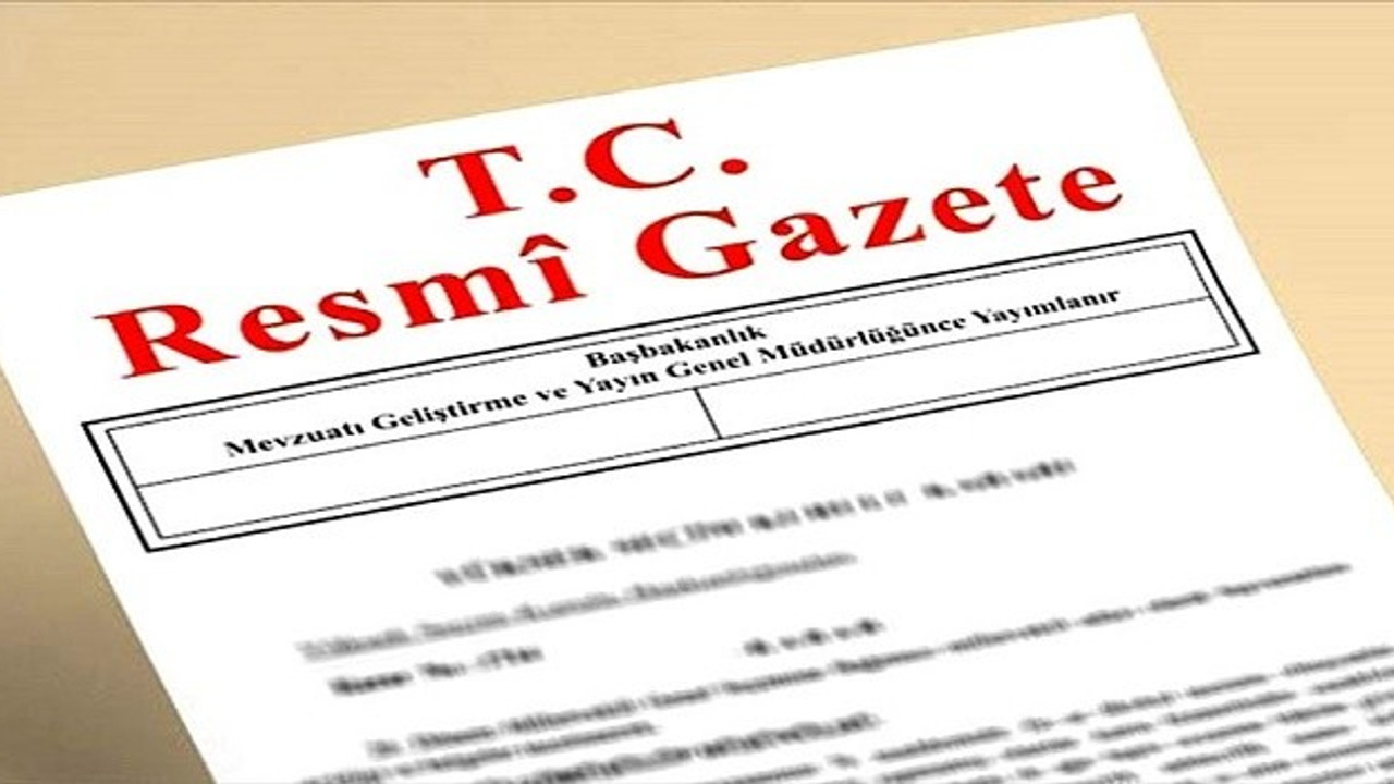 687 sayılı KHK Resmi Gazete'de yayınlandı