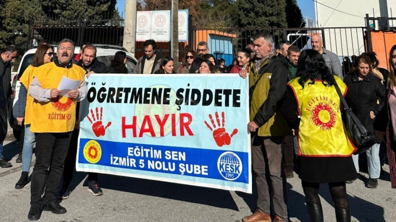 İzmir'de öğretmene şiddet: 'Sorumlu Milli Eğitim Bakanlığıdır'