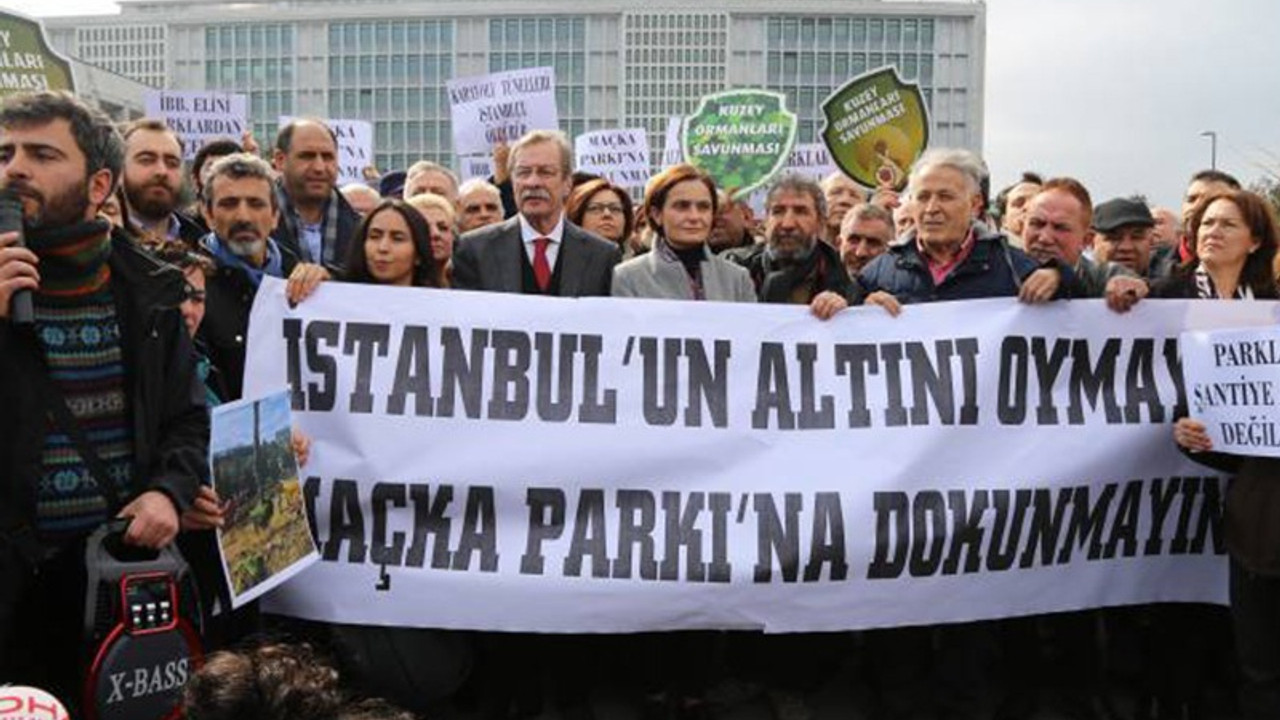 'Maçka Parkı'nı yok ederseniz biz de belediyeyi parka çeviririz'