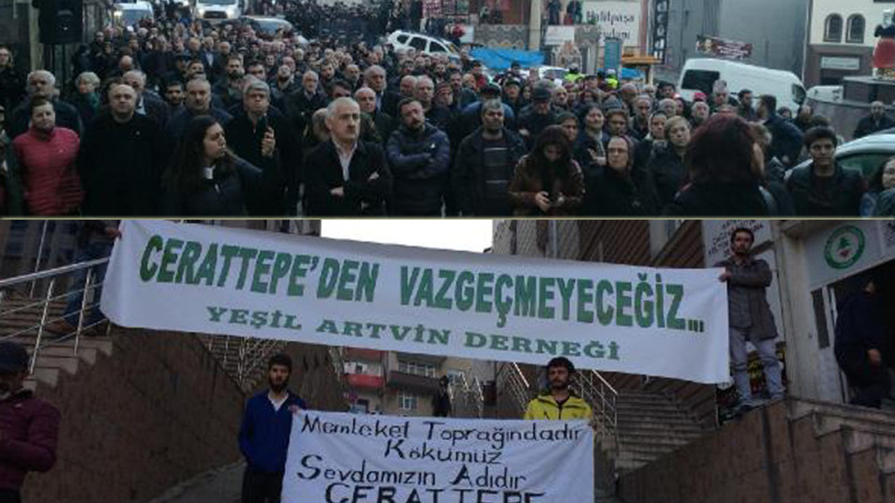 Cerattepe olayları 2'nci yılında protesto edildi