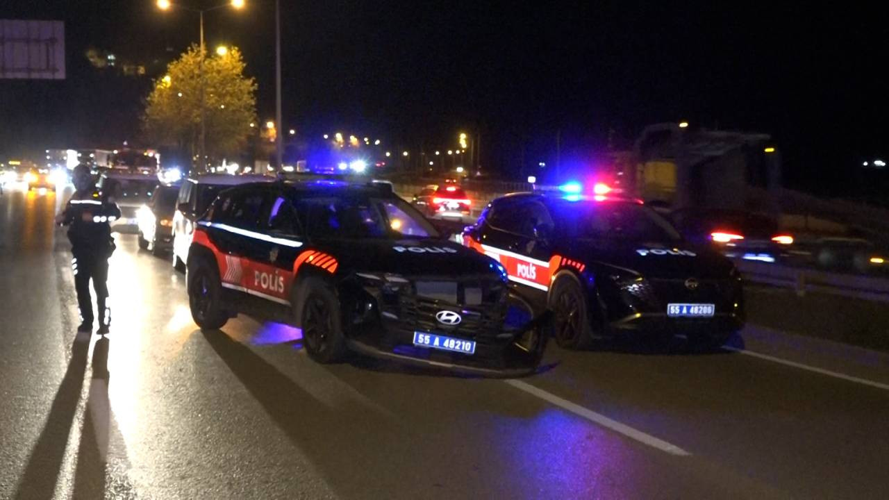 Tartıştığı kadını silahla öldüren zanlı, polisten kaçarken araçta intihar etti