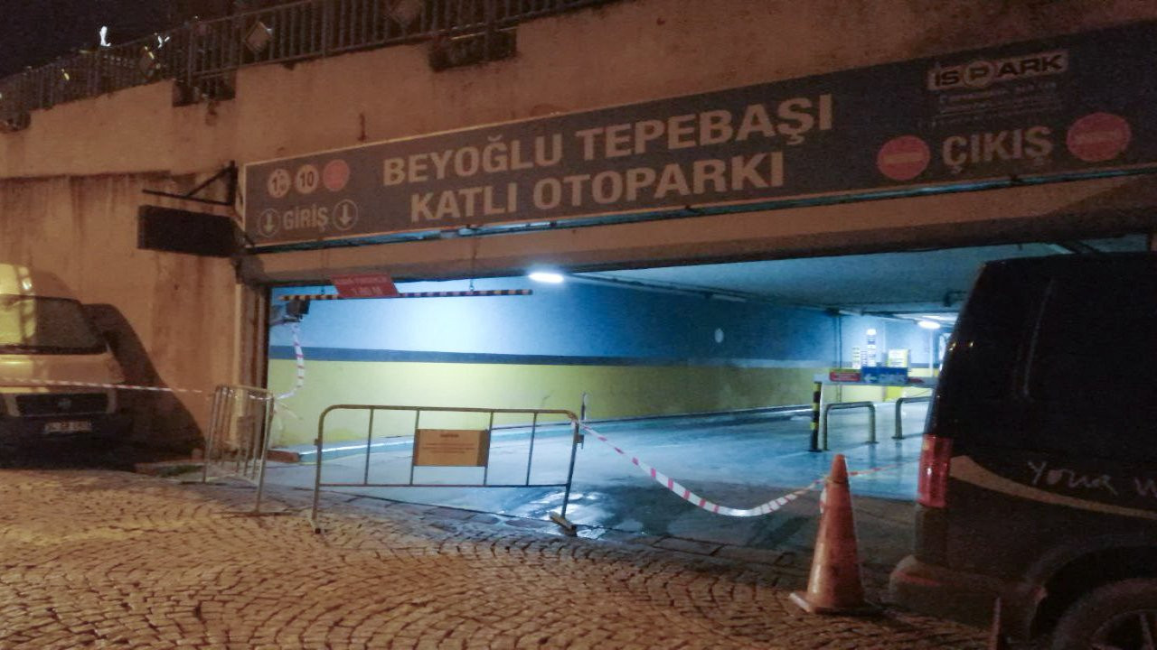 İBB'nin Beyoğlu'ndaki otoparkı tedbir amacıyla boşaltılacak