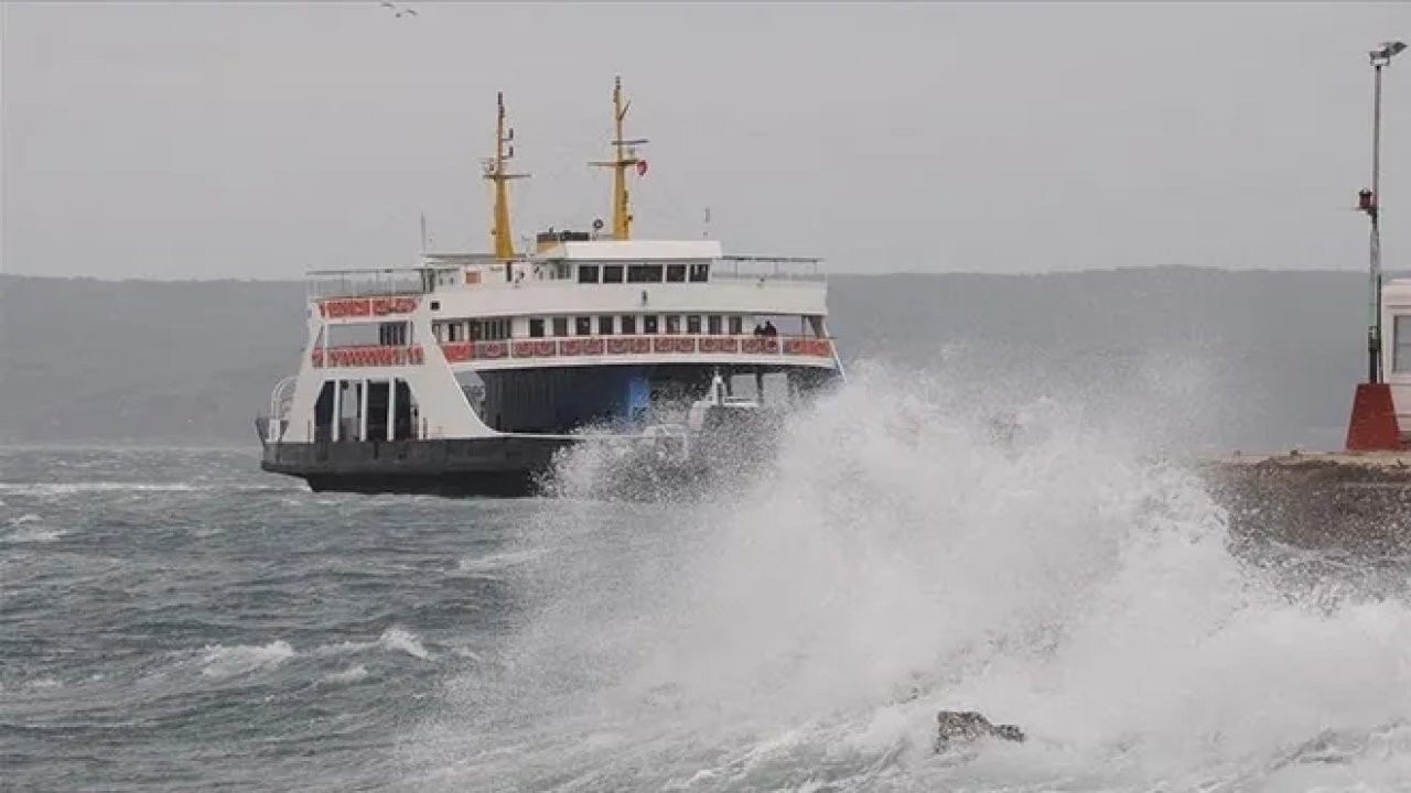 Meteoroloji fırtına uyarısı verdi: İDO ve BUDO seferleri iptal