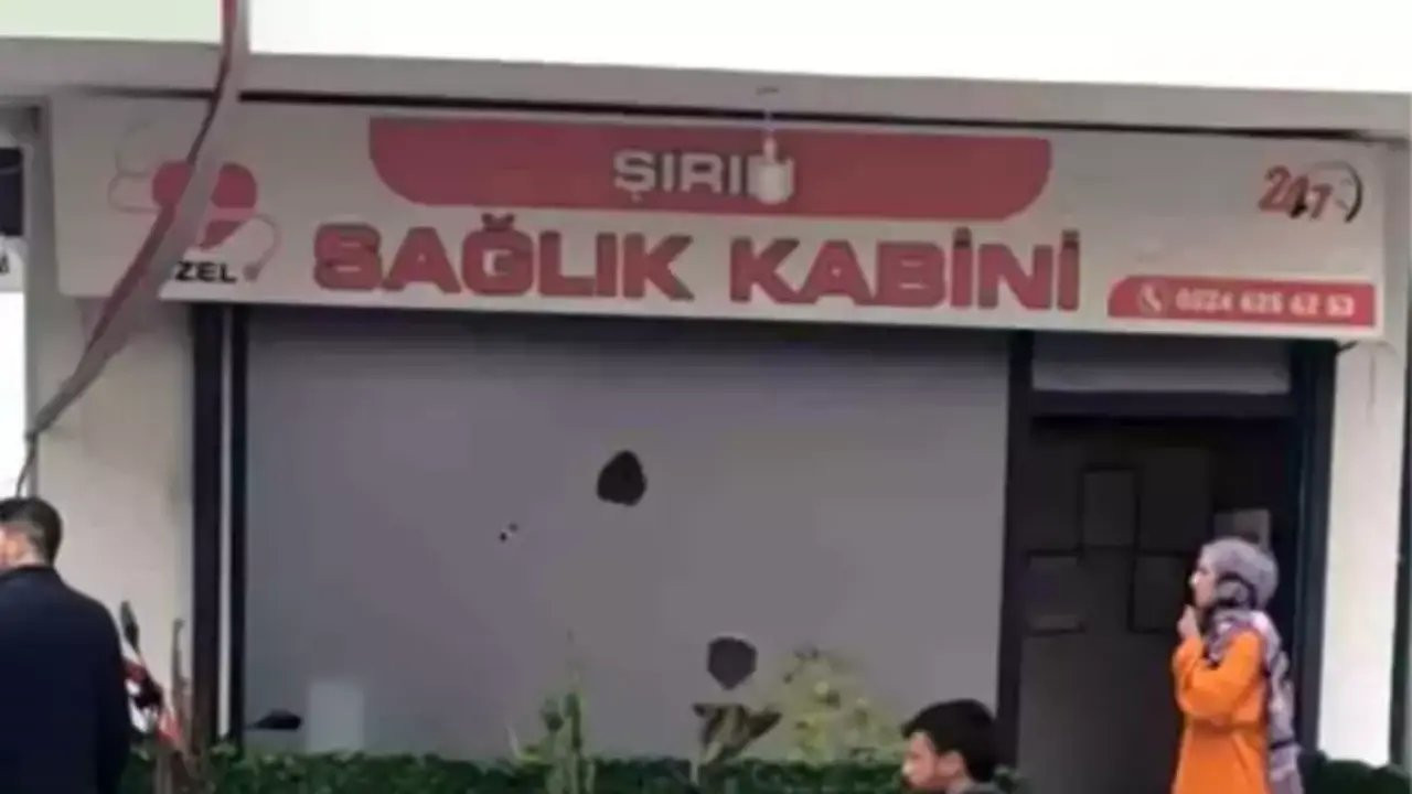 Mersin'de sağlık kabinine silahlı saldırı