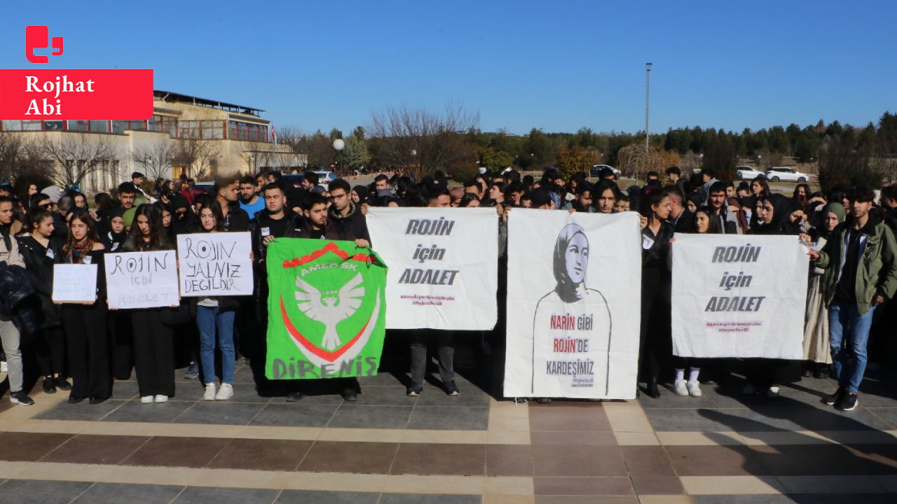 Dicle Üniversitesi'nde Rojin Kabaiş için açıklama