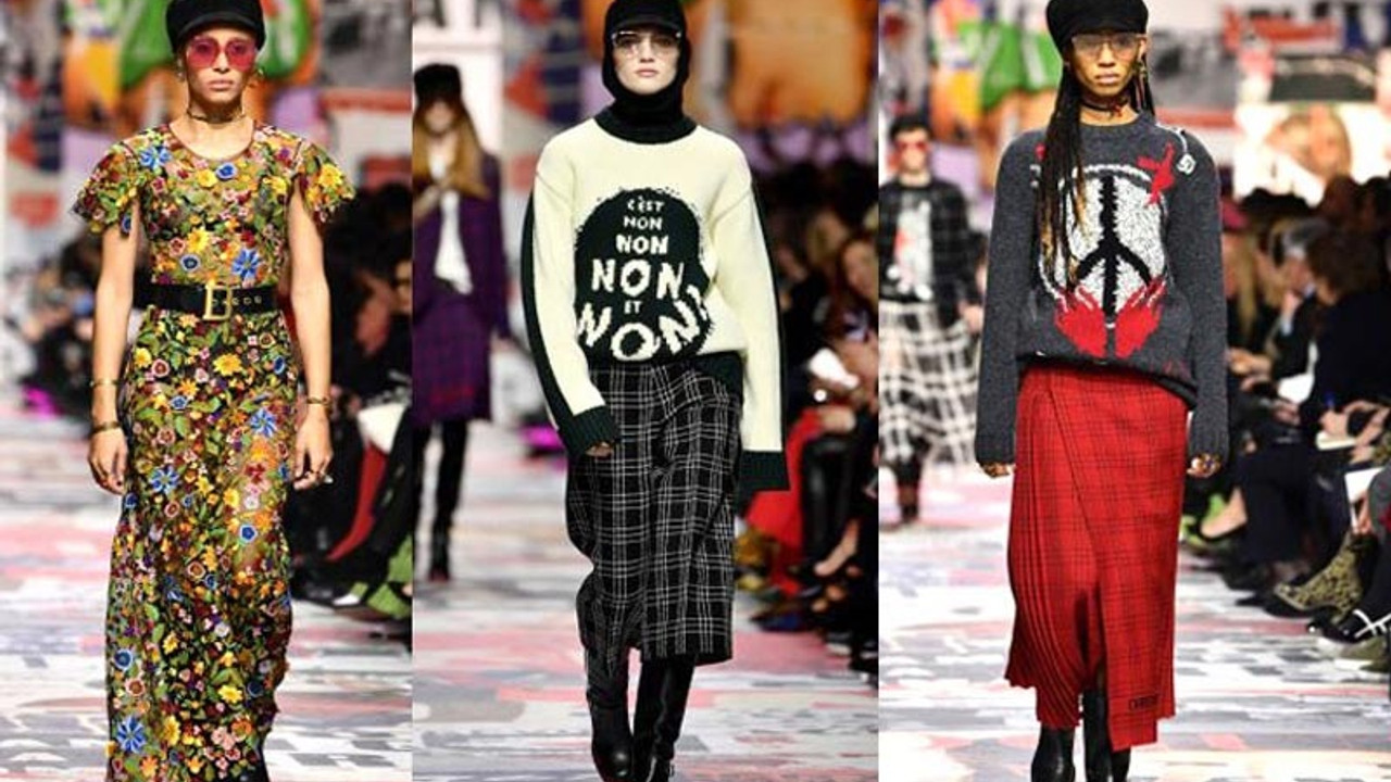 Dior feminist dalgayı podyuma taşıdı