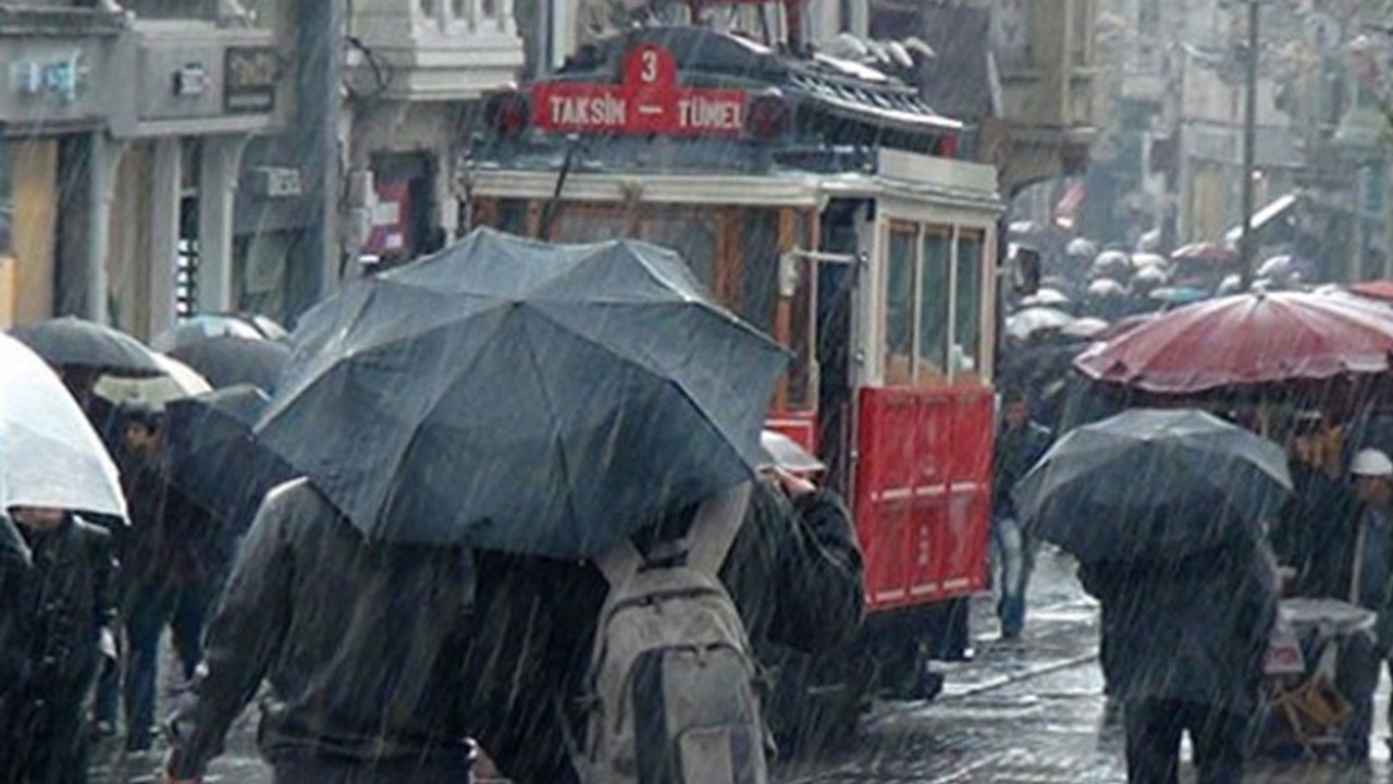 İstanbul'a sağanak yağış uyarısı