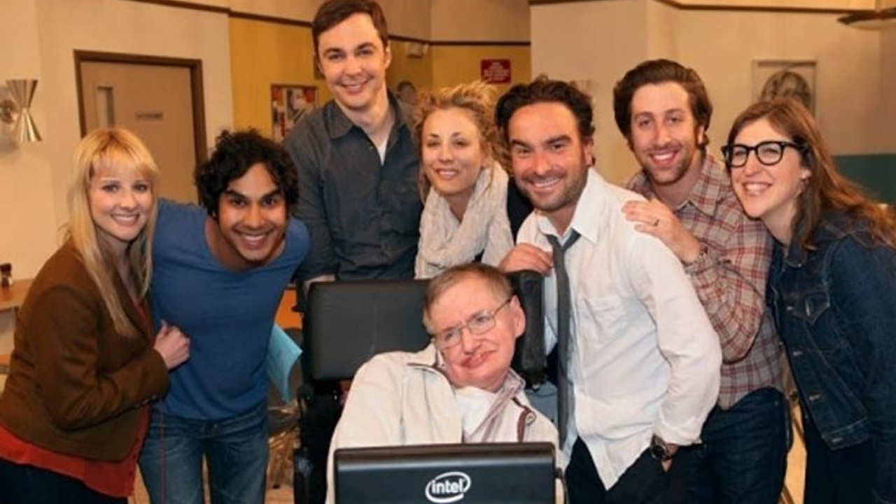 Big Bang Theory ekibinden Stephen Hawking mesajı