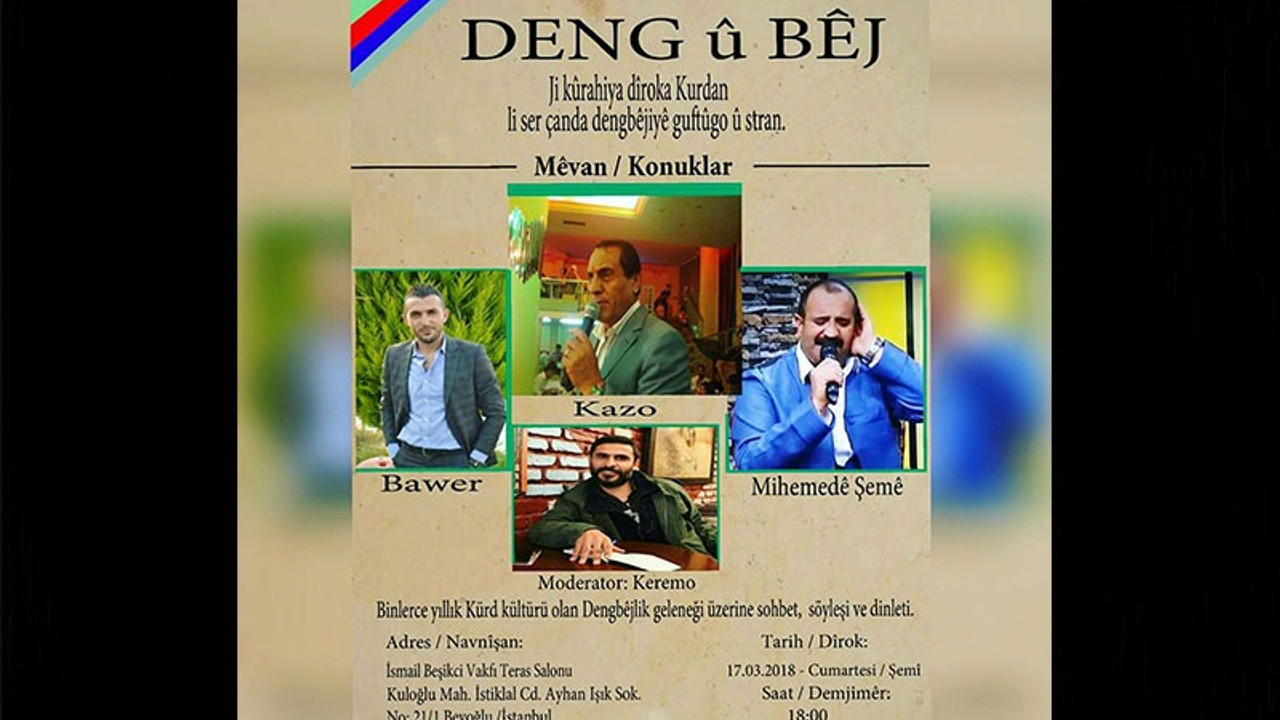 İstanbul'da Dengbêj buluşması