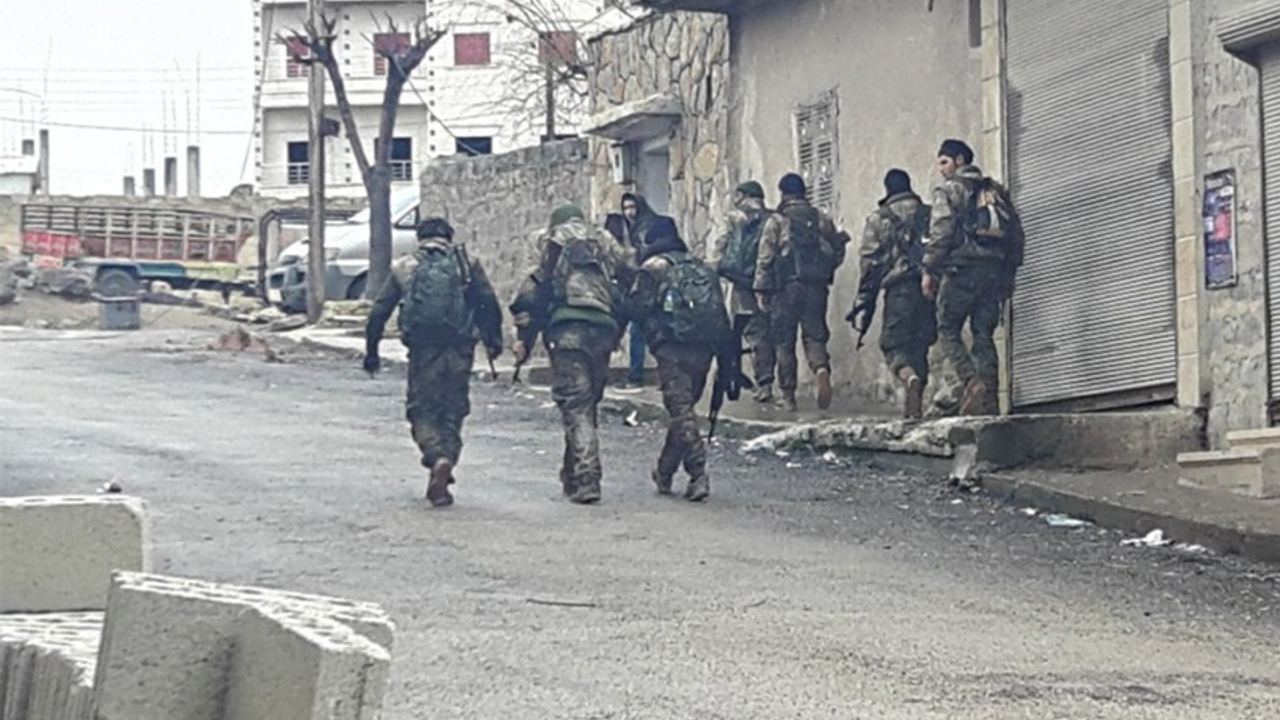 TSK ve ÖSO Afrin kent merkezinde