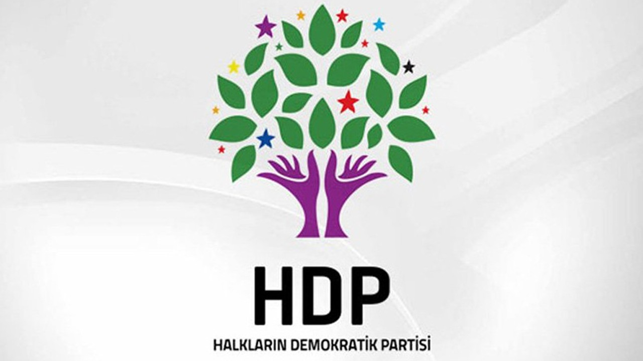 Erdoğan görmesin diye HDP tabelasını indirdiler