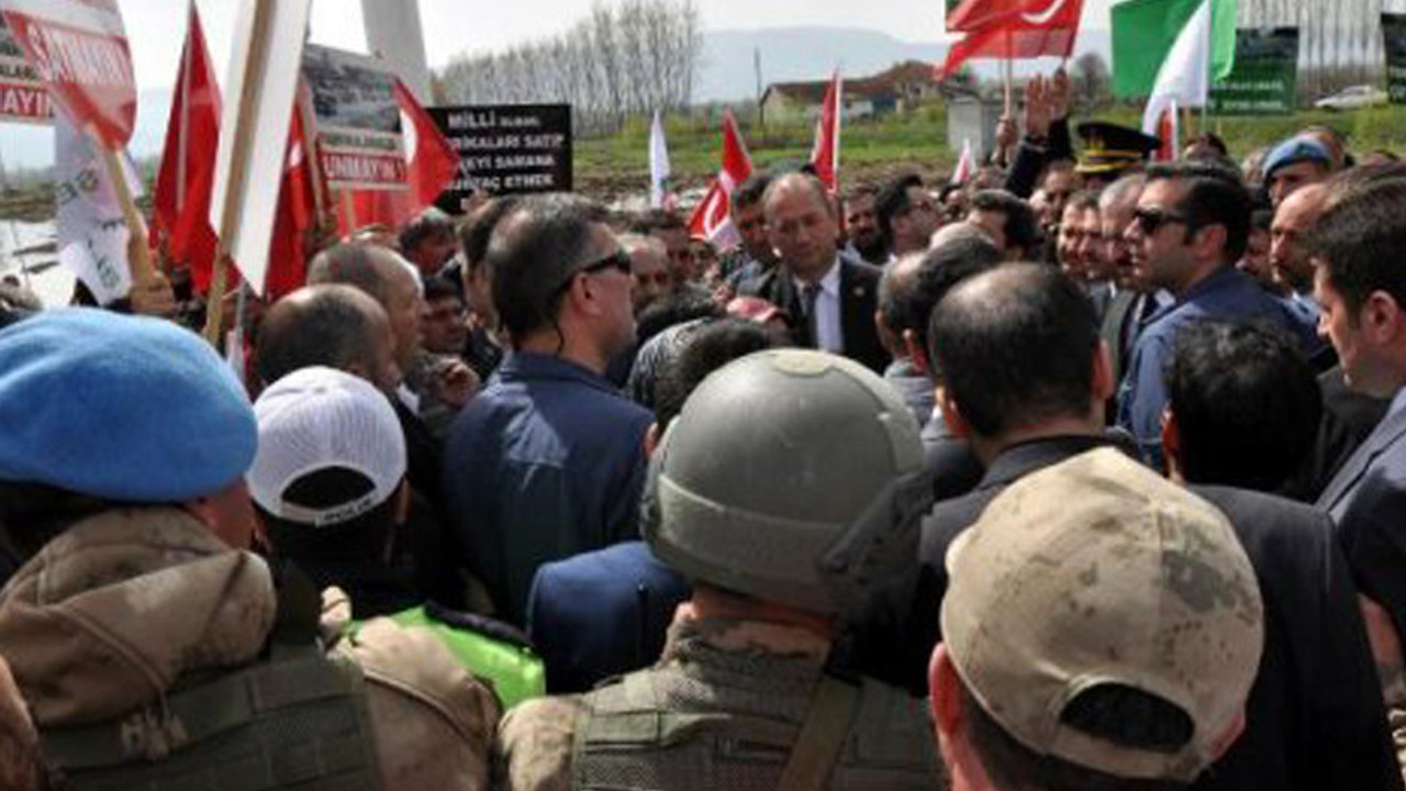 Şeker işçileri Fakıbaba'nın önünü kesti